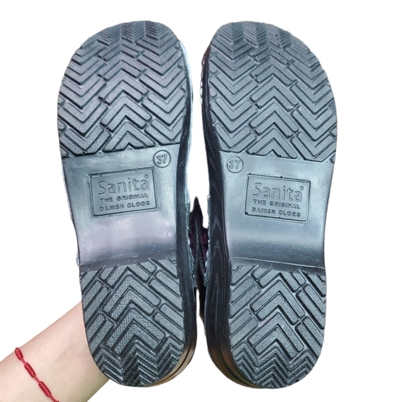 Sanita Professional Pheobe Purple Work Shoes Size 37 or US 6 NWOB - Picture 5 of 6